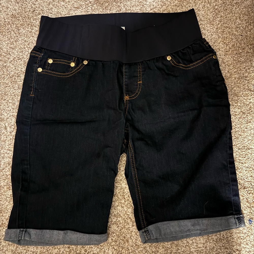 Oh! Mamma Women's Maternity Jeans shorts size Small